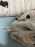 ubras【劉雯同款】奶酪絨刺繡翻領(lǐng)套頭長(cháng)袖長(cháng)褲套裝睡衣女家居服 女套頭款-奶酪黃色 M 曬單實(shí)拍圖