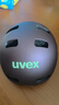 UVEX kid 3cc兒童騎行頭盔平衡車輪滑滑板自行車安全頭盔德國原裝進口 kid 3 cc.啞光梅紫-綠.51-55cm 曬單實拍圖