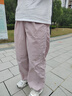 森馬（Semir）防曬休閑褲女25夏季一褲兩穿闊腿褲涼感褲子109325127003 曬單實(shí)拍圖