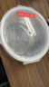樂(lè )扣樂(lè )扣大容量耐熱玻璃保鮮盒密封碗水果餐盒微波爐飯盒廚房冰箱冷凍盒 950ml【圓形單個(gè)】 曬單實(shí)拍圖
