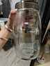 龍士達玻璃瓶密封罐 2.1L兩只裝 儲物罐泡酒瓶泡菜瓶雜糧茶葉干果零食瓶 曬單實(shí)拍圖