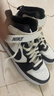 NIKE 耐克童鞋 COURT BOROUGH MID 男女童中幫魔術(shù)貼兒童運動(dòng)休閑板鞋 曬單實(shí)拍圖