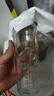 XDO一鍵開(kāi)蓋水杯男士茶杯雙層玻璃泡茶杯子防爆耐高溫全鋼蓋 曬單實(shí)拍圖