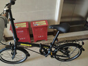 大行（DAHON）折疊自行車(chē)20英寸鋁合金輕便6速通勤單車(chē)冠特 KBA061黑色 曬單實(shí)拍圖