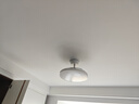 美的（Midea）風(fēng)扇燈餐廳吊扇燈led臥室燈隱形扇葉遙控三防燈具熟睡風(fēng)包安裝 曬單實(shí)拍圖