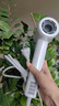 美的（Midea）高速吹風(fēng)機 39億等離子護發(fā) 家用負離子吹風(fēng)筒 殺菌除頭螨電吹風(fēng)FG208白 國家補貼 教師節禮物推薦 曬單實(shí)拍圖