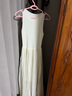 艾諾絲雅詩(shī)【商場(chǎng)同款】2025夏新品桑蠶絲連衣裙背心裙大擺A字裙40619898 奶油米 M 曬單實(shí)拍圖
