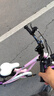 優(yōu)貝（RoyalBaby）兒童自行車5-9歲男女學(xué)生通勤鎂合金單車月亮系列 宇航員18寸粉色 曬單實(shí)拍圖