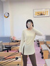 雪茜曼瑜伽服運動(dòng)上衣女速干長(cháng)袖t恤中長(cháng)款遮臀顯瘦透氣普拉提健身服 曬單實(shí)拍圖