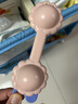 babycare嬰幼兒手搖鈴?fù)婢?-1歲新生兒趣味安撫牙膠玩具牙膠搖鈴艾格白 曬單實(shí)拍圖