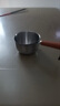 熱油小鍋潑油鍋加厚不銹鋼木柄防燙帶刻度雙倒流口不掛油無涂層 【木柄】爆款300ml 曬單實拍圖
