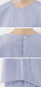 無印良品（MUJI）女式 涼感 短袖罩衫t恤上衣打底衫女款內搭25年夏季女裝 涼感物語 薩克森藍條紋 XL (165/92A) 曬單實拍圖