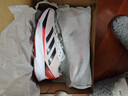 adidas 閃充跑鞋 ADIZERO SL訓練備賽馬拉松體測跑鞋男女阿迪達斯 白色/黑色/淺紅   42 曬單實(shí)拍圖