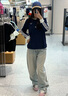 阿迪達斯 （adidas）三葉草系列 女 CC LS TEE W 長袖 JM8012 深靛藍 S 曬單實拍圖