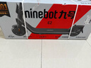 九號（Ninebot）電動滑板車E2黑色 成年人兩輪代步便攜式電動車可折疊安全防護大屏幕儀表學生校園 曬單實拍圖