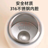 史努比（SNOOPY）316不銹鋼保溫杯兒童雙飲男女孩吸管水壺小學(xué)生上學(xué)專用喝水杯子 曬單實(shí)拍圖