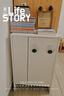 宜家（IKEA）巴格布單門儲(chǔ)物柜客廳靠墻落地收納柜 白色帶門單柜 曬單實(shí)拍圖