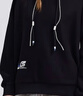 森馬（Semir）[衛(wèi)衣合輯]衛(wèi)衣男簡約百搭男士衛(wèi)衣通勤外套男潮流中性衛(wèi)衣情侶款 [女裝A款]黑色90001 M 曬單實拍圖