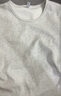 森馬（Semir）短袖t恤女短款修身圓領內(nèi)搭25夏涼感收腰V領上衣辣妹109325100006 曬單實拍圖