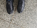 奧康加絨棉皮鞋男士真皮透氣冬季新款青年板鞋厚底戶(hù)外運動(dòng)休閑鞋潮流 黑色四季款 【頭層牛皮】 38 曬單實(shí)拍圖