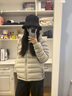 鹿王戀雪時(shí)尚百搭羽絨服女裝2025年冬季新款小個(gè)子連帽白鴨絨保暖加厚外套 灰色  L 130-150斤 曬單實(shí)拍圖