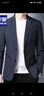 羅蒙（ROMON）超薄西裝外套男春秋季透氣防曬單西上衣男士外套輕奢休閑小西服男 【常規款】藏青色 XL /180/96A(適合145-165斤) 曬單實(shí)拍圖
