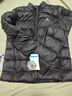 駱駝（CAMEL）輕薄羽絨服女防潑水90%絨子立領(lǐng)外套 J1W1PLN139B 幻影黑 XL 曬單實(shí)拍圖