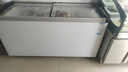 海爾（Haier）商用臥式大容量展示柜冰柜冷凍商超組合島柜玻璃門(mén)雪糕柜弧形門(mén)海鮮凍品 1.5米零下30度冷凍506升一級能效帶鎖 曬單實(shí)拍圖