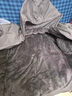 朦朧杏 大碼胖妹妹冬季新款派克服200斤遮肉顯瘦棉服女耐寒寬松外套 灰色 4XL 曬單實(shí)拍圖
