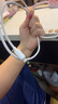 綠聯(lián)【MFi認證不彈窗】蘋(píng)果數據線(xiàn)PD27W/20W快充Type-C充電線(xiàn) 適用iPhone14Plus/13ProMax手機 PD快充線(xiàn)-【云朵白】-1米 曬單實(shí)拍圖