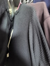 優(yōu)衣庫男裝/男女同款情侶華夫格亨利領(lǐng)套頭衫長(cháng)袖T恤純色479784 09 黑色 XL /180/108B 曬單實(shí)拍圖
