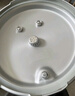 雙喜 高壓鍋鋁合金燃氣電磁爐通用防爆家用壓力鍋24CM/7.5L【蒸格款】 曬單實(shí)拍圖
