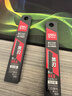 得力（deli）18mm美工刀片墻紙刀壁紙刀大號黑刃防銹 裁紙安全快遞開箱刀替換刀片10片/盒 辦公用品 78000 曬單實(shí)拍圖