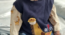 G.DUCKKIDS小黃鴨男童秋裝套裝春秋2025新款可愛毛衣襯衫褲子一歲男寶寶衣服 藏青色 90 建議1~2歲【 80-90cm】cm 曬單實拍圖