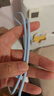 小米（MI） 6A 親膚硅膠 Type-A to Type-C 快充數據線(xiàn) 2m 藍色 曬單實(shí)拍圖