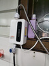 揚子（YANGZI）即熱式電熱水器小型家用衛生間快速熱即開(kāi)即熱免儲水免打孔洗澡神器恒溫加熱出租房宿舍工地淋浴器 5500W 【雪山白】智能變頻恒溫+配件禮包+免打孔 曬單實(shí)拍圖