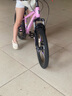 鳳凰（Phoenix）兒童山地自行車5-16歲女男孩減震變速22寸粉色 適合身高135-160cm 曬單實(shí)拍圖