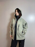 鴨鴨（YAYA）冰殼系列沖鋒衣羽絨服男女同款2025新款戶(hù)外防風(fēng)防水保暖外套 波影藍色 L (175) 曬單實(shí)拍圖