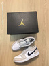 耐克喬丹男子輕便AJ1板鞋冬季低幫緩震抓地運(yùn)動(dòng)鞋JORDAN 553558 146白/深藏青/淺灰/橡皮中褐 45 曬單實(shí)拍圖