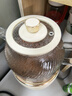 World Kitchen康寧養生壺全玻璃恒溫壺煮茶壺煮茶器1L辦公室必備家用花茶壺燉煮燒水壺電熱水壺煮水壺（標準款） 曬單實(shí)拍圖