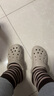 CROCS卡駱馳貝雅洞洞鞋沙灘鞋|10126 卵石色-2V3 37/38(230mm)  曬單實(shí)拍圖