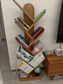 源氏木語(yǔ)實(shí)木書(shū)架落地靠墻樹(shù)形收納架墻角置物架家用多層創(chuàng  )意書(shū)柜 (櫻桃木)1.39米十層書(shū)架 曬單實(shí)拍圖