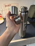 宅輕松 車載便攜戶外壺全鋼保溫杯大容量316不銹鋼水杯子彈頭泡茶杯1L 曬單實拍圖