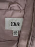 森馬（Semir）陳都靈|防護外套女中長款寬松撞色秋裝戶外通勤夾克101524109001 曬單實拍圖