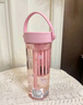 希樂(lè )tritan水杯女茶杯茶水分離杯子大學(xué)生高顏值吸管杯泡茶杯運動(dòng)水杯 曬單實(shí)拍圖