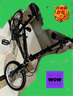 大行（DAHON）KT610折疊自行車(chē)16英寸單速男女學(xué)生上班上學(xué)城市通勤單車(chē) 黑色 曬單實(shí)拍圖
