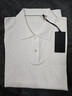 布先生佟大為同款翻領(lǐng)純色針織男士t恤夏涼感透氣短袖衫 象牙白（兩?？郏?L (175) 曬單實(shí)拍圖