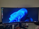 華碩（ASUS）TUF戰(zhàn)影VG34WQML5A 34英寸準(zhǔn)4K 250Hz電競顯示器1500R曲面帶魚屏 0.5ms響應(yīng) FastVA電腦寬屏21:9 250Hz/FastVA VG34WQML5A 曬單實(shí)拍圖