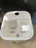 海爾（Haier）泡腳桶恒溫加熱全自動(dòng)按摩足浴盆家用抑菌洗腳盆仿真按摩泡腳盆足浴桶父親節禮物生日送男女朋友 【銀離子抑菌/恒溫變頻】熱銷(xiāo)款HQY-J352W 曬單實(shí)拍圖