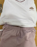 都市麗人女士睡衣女100%純棉短袖短褲春夏季帶胸墊全棉女士家居服女可外穿 曬單實拍圖